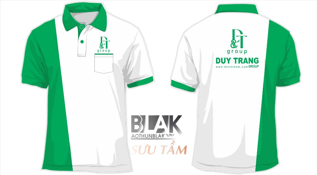 Mẫu thiết kế áo thun đồng phục công ty Cổ phần DT Group