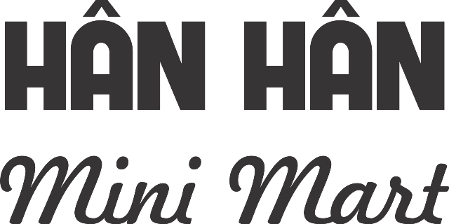 Logo siêu thị mini mart hân hân