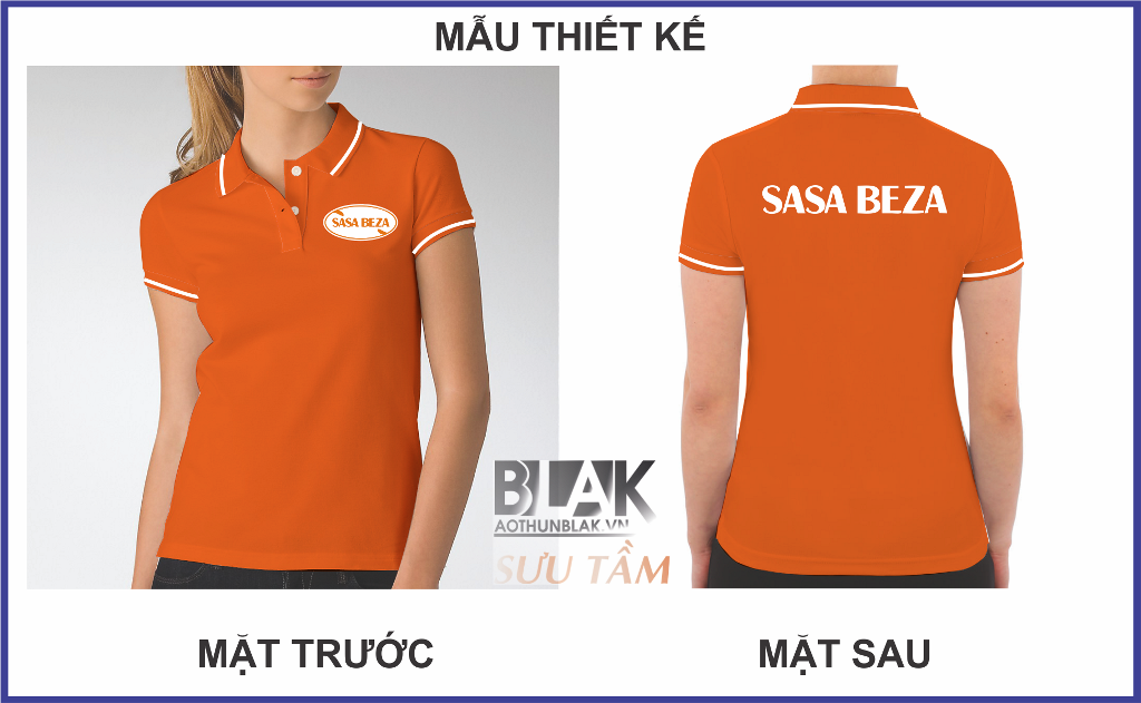 Mẫu thiết kế áo đồng phục quán Sasa Beza