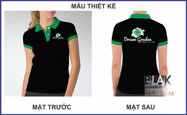Mẫu áo thun đồng phục công ty nữ Dream Graden