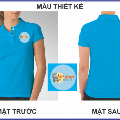 Mẫu thiết kế áo đồng phục cửa hàng bách hóa tự chọn MiMart, Bình Dương